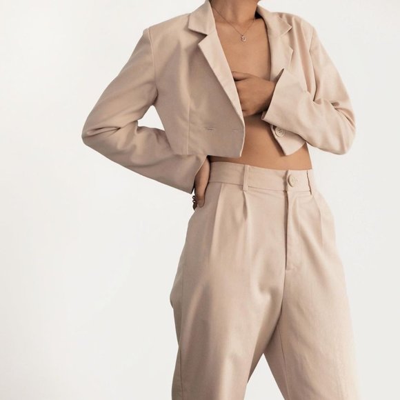 Oui Studios Jackets & Blazers - Oui Studios Mini Cropped Blazer